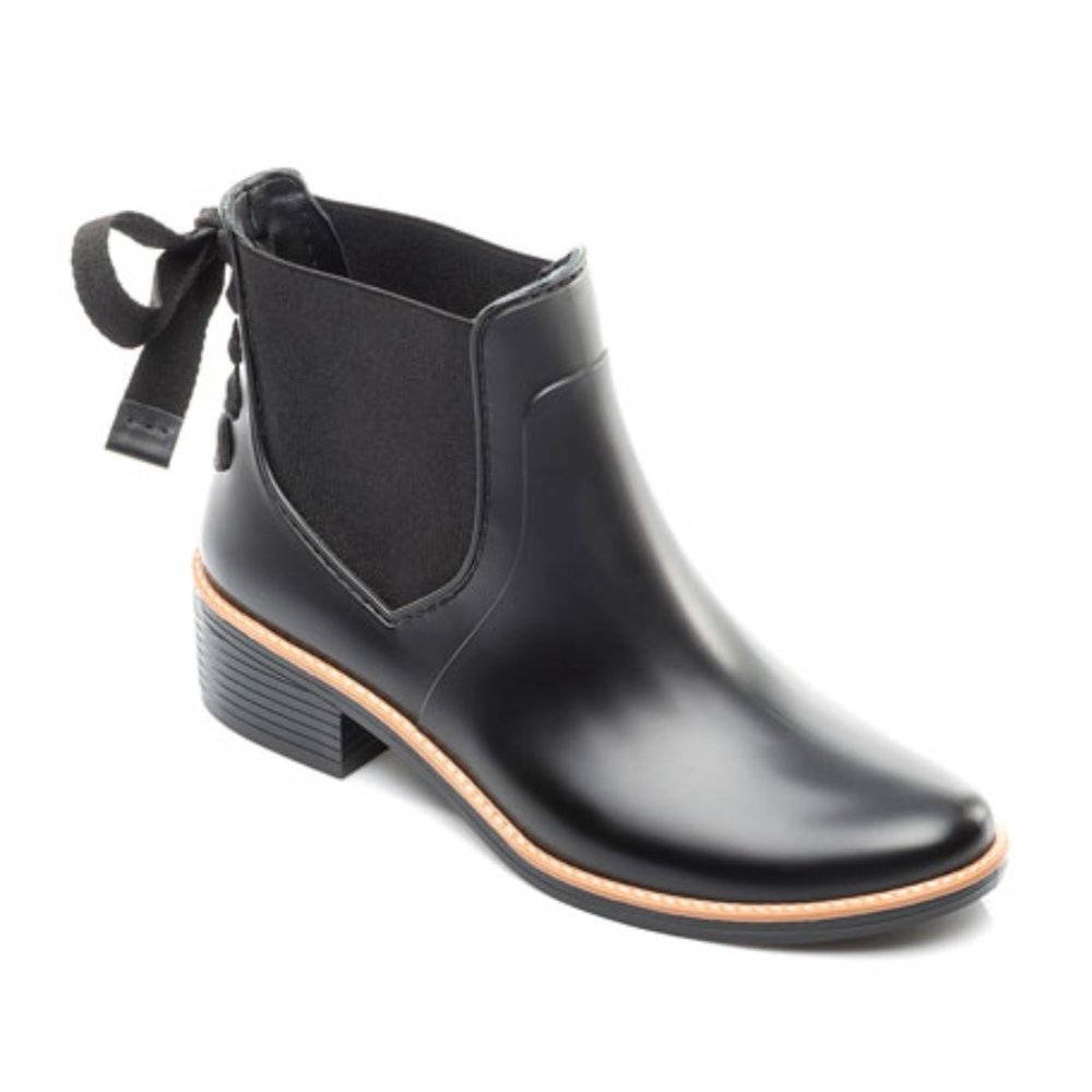 Bernardo Paige Rain Boots, Size 7, Black